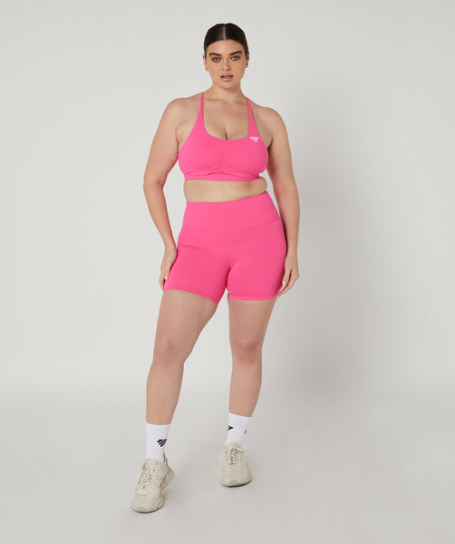 Core Scrunch Shorts (Bubblegum Pink) by OneMoreRep - Nutrition Warehouse