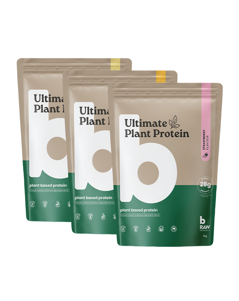 Plant Protein Triple Stack 1kg by bRaw Feature Image