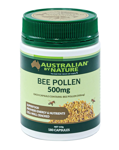 Bee Pollen Capsule by Australian by Nature - Nutrition Warehouse
