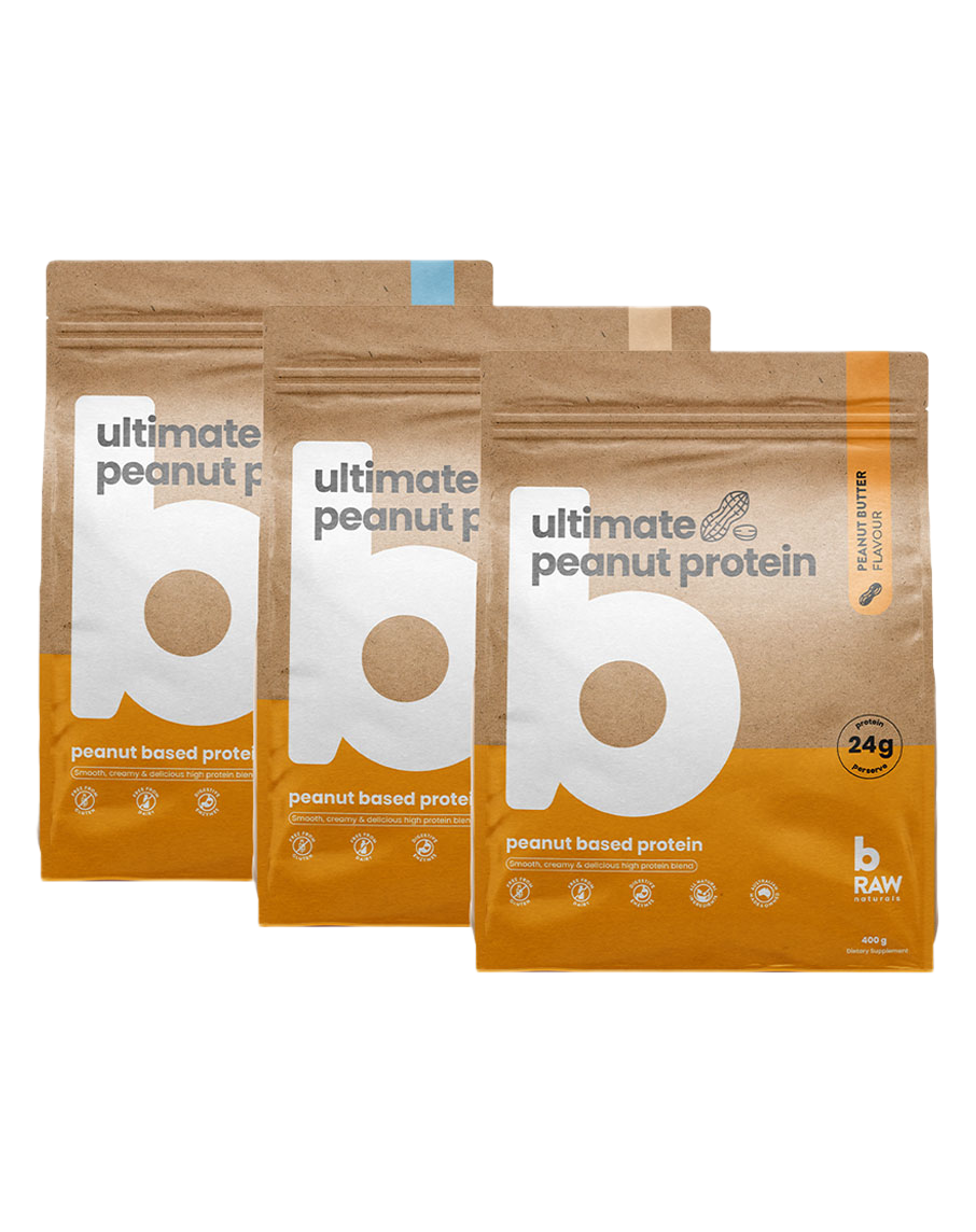 Ultimate Peanut Protein Triple Stack 400g by bRaw Feature Image