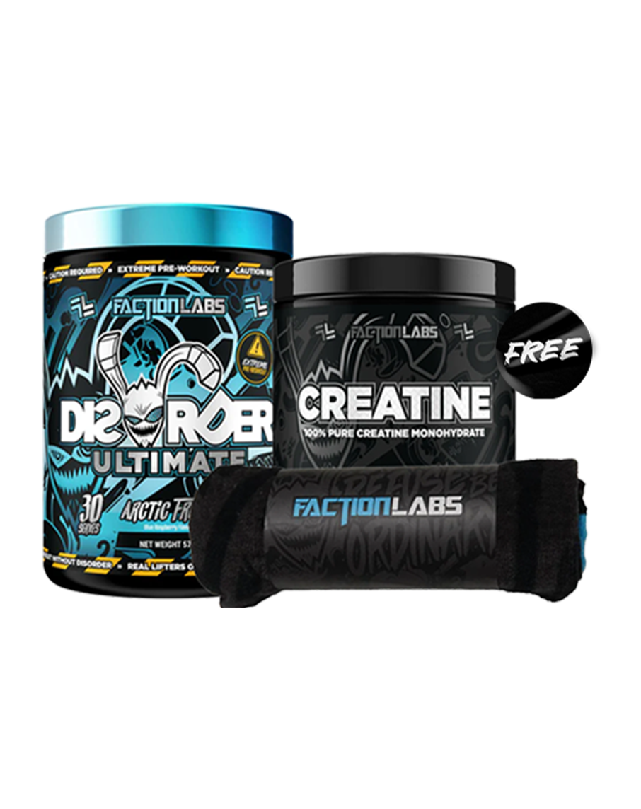FREE Gym Towel & Creatine when you buy Disorder Ultimate Feature Image