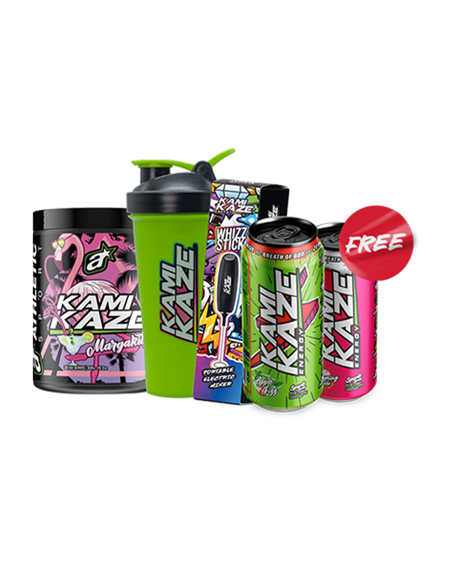 FREE Whiz Stick, Shaker & 2 Kamikaze RTD's when you buy Kamikaze by Athletic Sport Feature Image