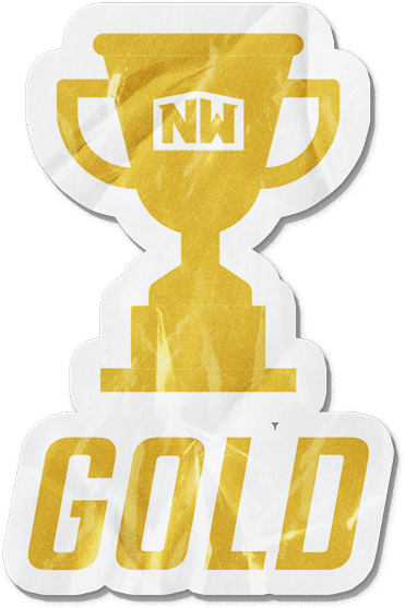 Gold trophy