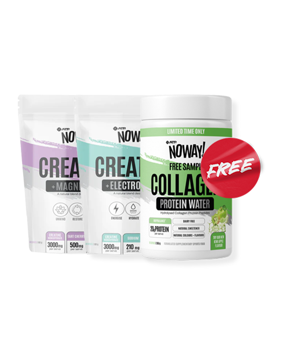 FREE Noway Collagen Protein Water when you buy Noway Creatine + Electrolytes & Magnesium Feature Image