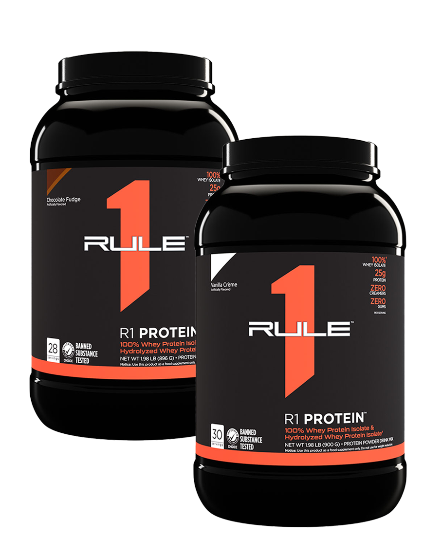 R1 Protein WPI Twin Pack by Rule 1 Proteins Feature Image