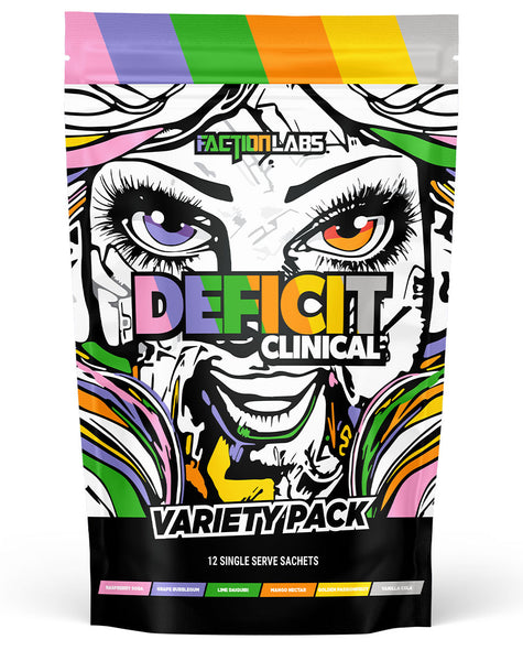 Deficit Clinical Variety Pack by Faction Labs - Nutrition Warehouse