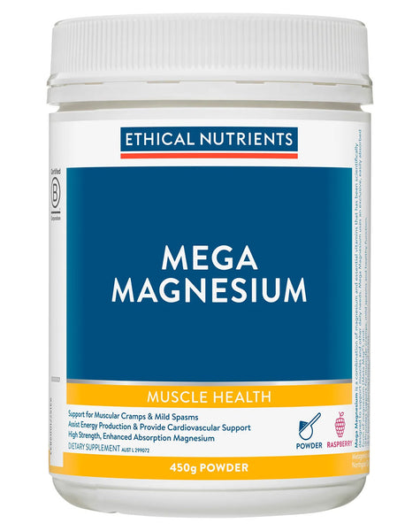 Mega Magnesium Powder by Ethical Nutrients - Nutrition Warehouse