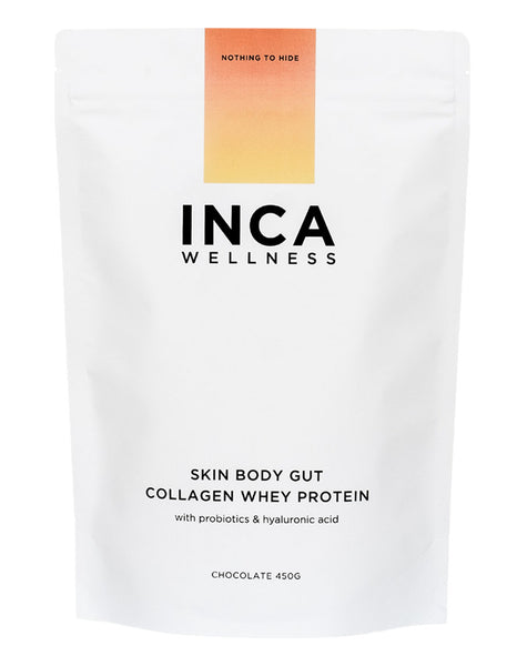 Skin Body Gut Collagen Whey Protein by Inca Organics - Nutrition Warehouse