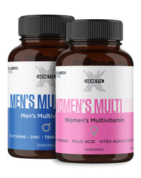 Multi Pro Multivitamins (90 Capsules) by Genetix Nutrition (Bundle)