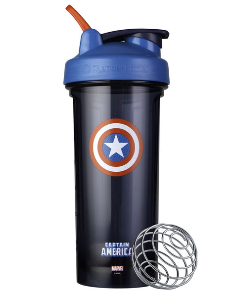 Captain America - Marvel Pro 28 Shaker by BlenderBottle - Nutrition ...