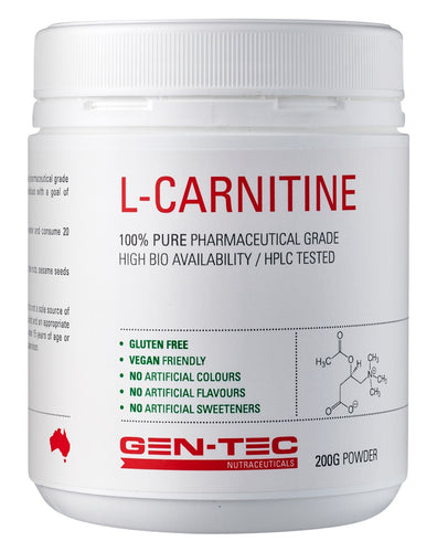 L-Carnitine by Gen-Tec Nutrition - Nutrition Warehouse L-Carnitine by Gen-Tec Nutrition - Nutrition Warehouse