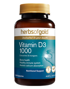 Vitamin D3 1000 by Herbs of Gold