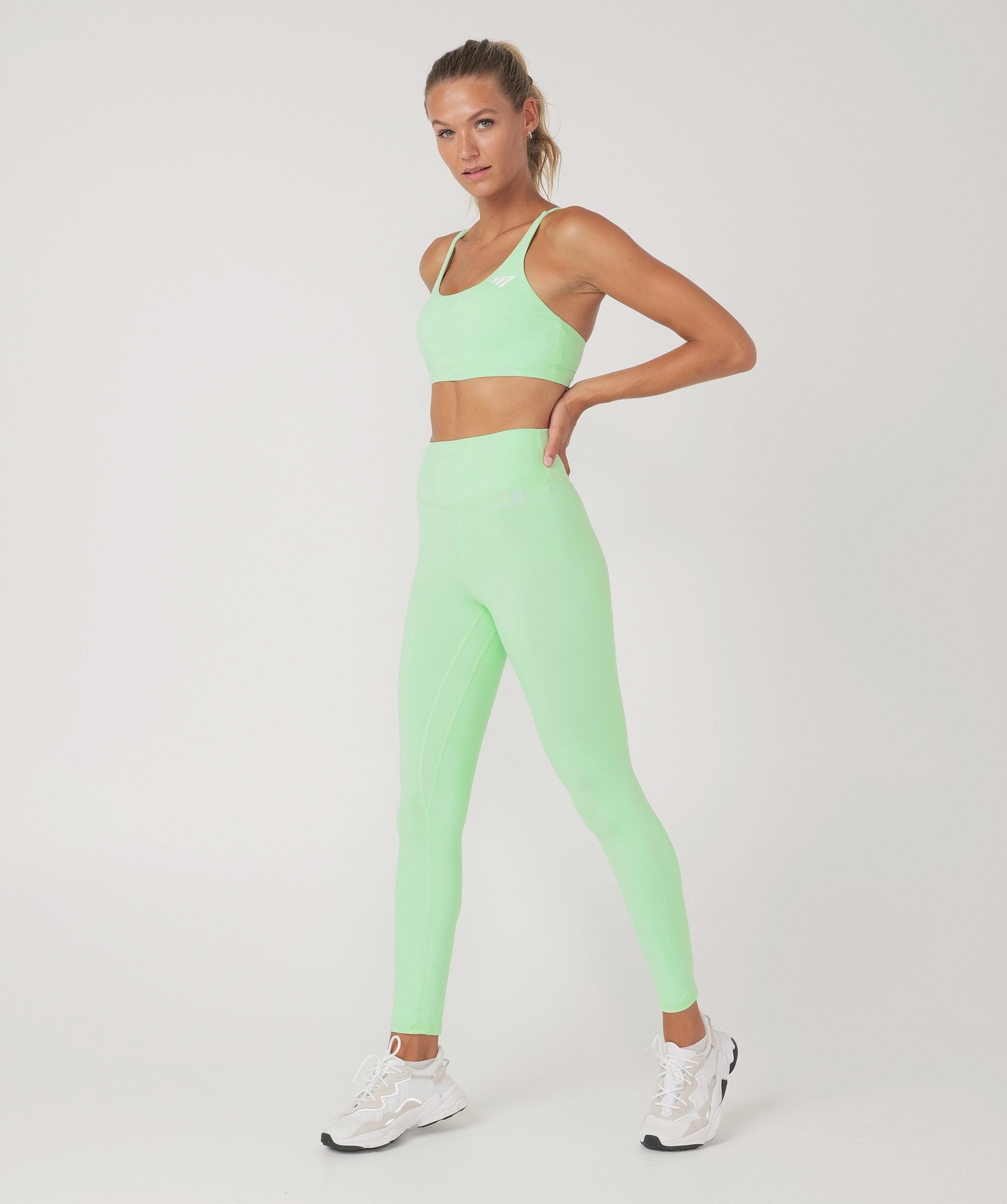 Core Strappy Sports Bra (Mint) by OneMoreRep