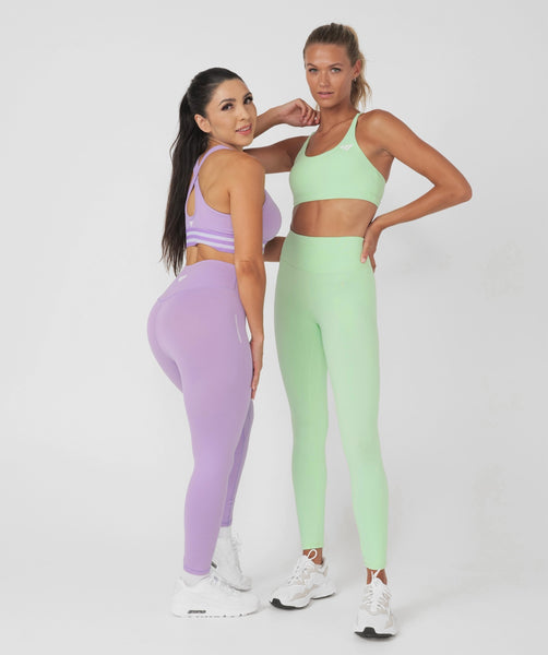 Core Leggings - Full Length (Lilac) by OneMoreRep - Nutrition Warehouse