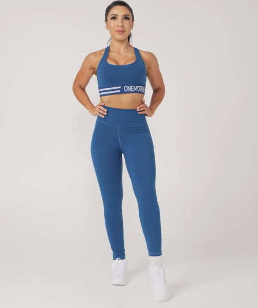 Core Support Sports Bra (Cobalt Blue) by OneMoreRep
